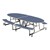 Elliptical Mobile Bench Lunchroom Table
