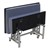 Mobile Folding Booth & Table Package - Blue Granite - Seat - Folded