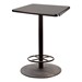 Square Stool-Height Cafe Table