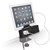 Clamp Mount Outlet & USB Charger - Shown w/ tablet