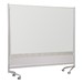Double-Sided Porcelain Markerboard Partition