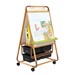 Double-Sided Bamboo Teaching Easel w/ 100% Recycled Plastic Tubs
