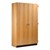 Tote Tray & Shelving Storage Cabinet - Oak