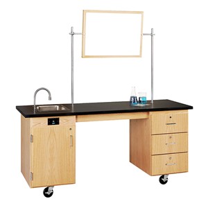 ADA Mobile Lab Unit w/ Sink (Whiteboard & crossbar set not included)