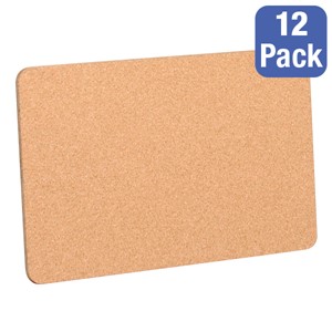 Cork Bulletin Boards - Pack of 12 (18" W x 12" H)