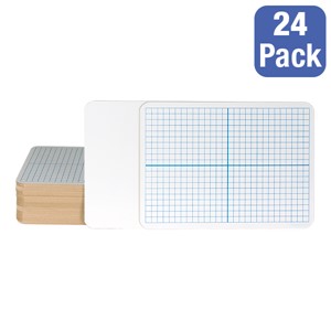 Double-Sided Dry Erase Lapboards w/ XY Axis