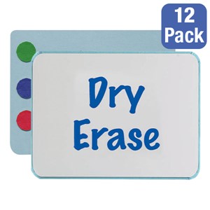 Dry Erase/Flannel Lapboards - Package of 12