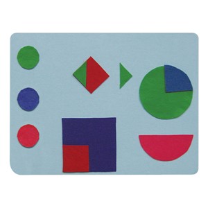 Dry Erase/Flannel Lapboards - Package of 12<br>Felt shapes not included