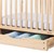 Next Generation Serenity SafeReach Clearview Compact Safety Crib - Natural - Drawer