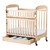 Next Generation Serenity SafeReach Clearview Compact Safety Crib - Natural - Shown w/ Drawer