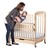 Next Generation Serenity SafeReach Clearview Compact Safety Crib - Natural