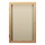 Enclosed Fabric Tack Board w/ One Door - Oak Finish Frame