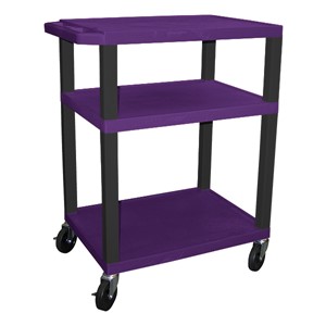 Colorful Tuffy Utility Cart (34" H) - Purple