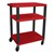 Colorful Tuffy Utility Cart (34" H) - Red