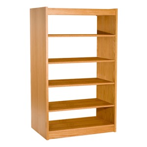 Mohawk Series Double-Sided Wooden Book Shelving - Starter Unit