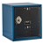 Cubix Modular Locker w/ Safety View Door - Built-In Key Lock - shown in marine blue