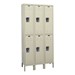 Corrosion-Resistant Three-Wide Double-Tier Lockers