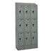 Fully Assembled Three-Wide Triple-Tier Lockers w/ Slope Top (24" H Opening)