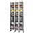 Clear-View Plus Three-Wide Six-Tier Lockers (12" H Openings)