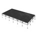 AllTerrain Weather-Resistant Portable Stage Package (24' L x 12' D) - Eighteen 4' W x 4' L Stages