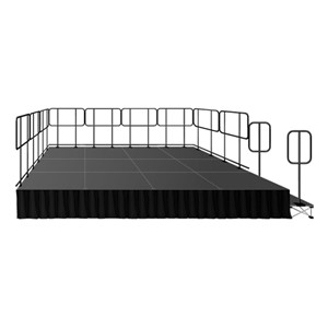 Rectangle Complete Portable Stage System & Accessories Package