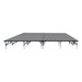101 Series Stage System Package w/ Industrial Deck (16' L x 16' D x 16' or 24" H)