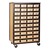 10-Shelf Storage Cabinet w/out Doors - Reinforced Frame<br>Shown w/ option tote trays