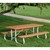Recycled Plastic Picnic Table w/ Galvanized Steel Frame
