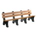 Colonial Recycled Plastic Outdoor Bench (8' L)