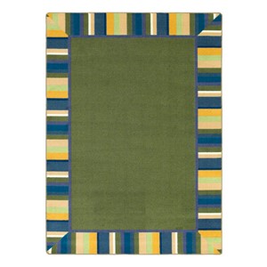 Clean Green Rug - Rectangle - Bold Colors