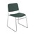 300 Stack Chair w/out Arm Rests - Vinyl Upholstered Seat - Hunter Green