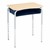 Structure Series Open Front School Desk w/ Navy Book Box & Silver Mist Frame - Maple Top
