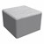 Shapes Series II Modular Soft Seating Cube (Live Wire Stone w/ Light Gray)