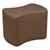 Shapes Series II Modular Soft Seating - Bow Tie - Chocolate