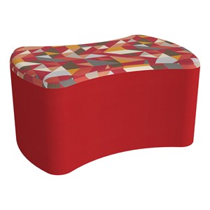 Shapes Series II Modular Soft Seating - Bow Tie - Angle Pepper/Red