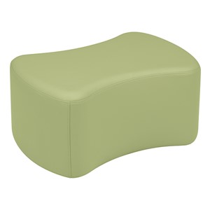 Shapes Series II Modular Soft Seating - Bow Tie - Fern Green Smooth Grain