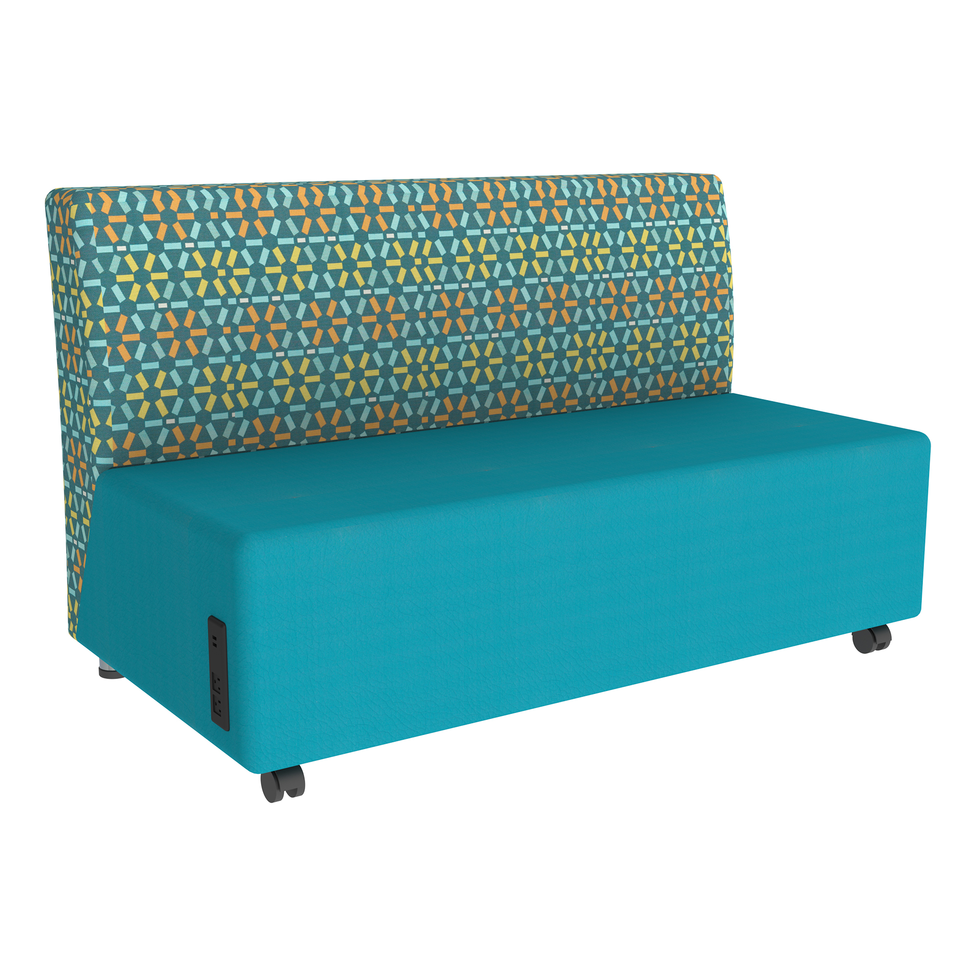 Shapes Series II Soft Seating Sofa w/ USB & Electrical Outlets at