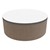 Shapes Series II Soft Seating Tabletop - Large Round (12" H) - Brown Smooth Grain