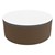 Shapes Series II Soft Seating Tabletop - Large Round (12" H) - Chocolate Smooth Grain