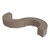 Shapes Series II Vinyl Soft Seating - 18" S-Curve (Pack of Six) - Brown (Shown w/ optional 2" legs)