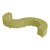 Shapes Series II Vinyl Soft Seating - 18" S-Curve (Pack of Six) - Green (Shown w/ optional 2" legs)