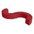 Shapes Series II Vinyl Soft Seating - 18" S-Curve (Pack of Six) - Red (Shown w/ optional 2" legs)