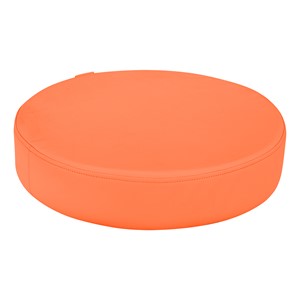 Atom Soft Seating Floor Stool - Orange