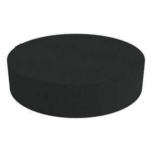 Atom Soft Seating Floor Stool - Black