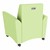 Shapes Series II Common Area Chair w/ Tablet Arm - Green Apple Smooth Grain Vinyl
