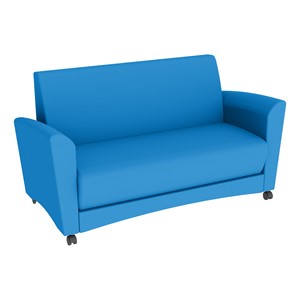 Shapes Series II Common Area Sofa - Brilliant Blue