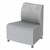 Shapes Series II Banquette Soft Seating - Outer Curve - Charlotte Silver/Cool Gray