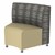 Shapes Series II Banquette Soft Seating - Inner Curve - Telegraph Steel/Sand