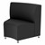 Shapes Series II Banquette Vinyl Soft Seating - Inner Curve - Black