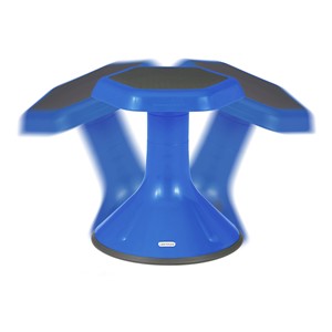 Active Learning Stool (18" Stool Height) - Blue - Range of Motion